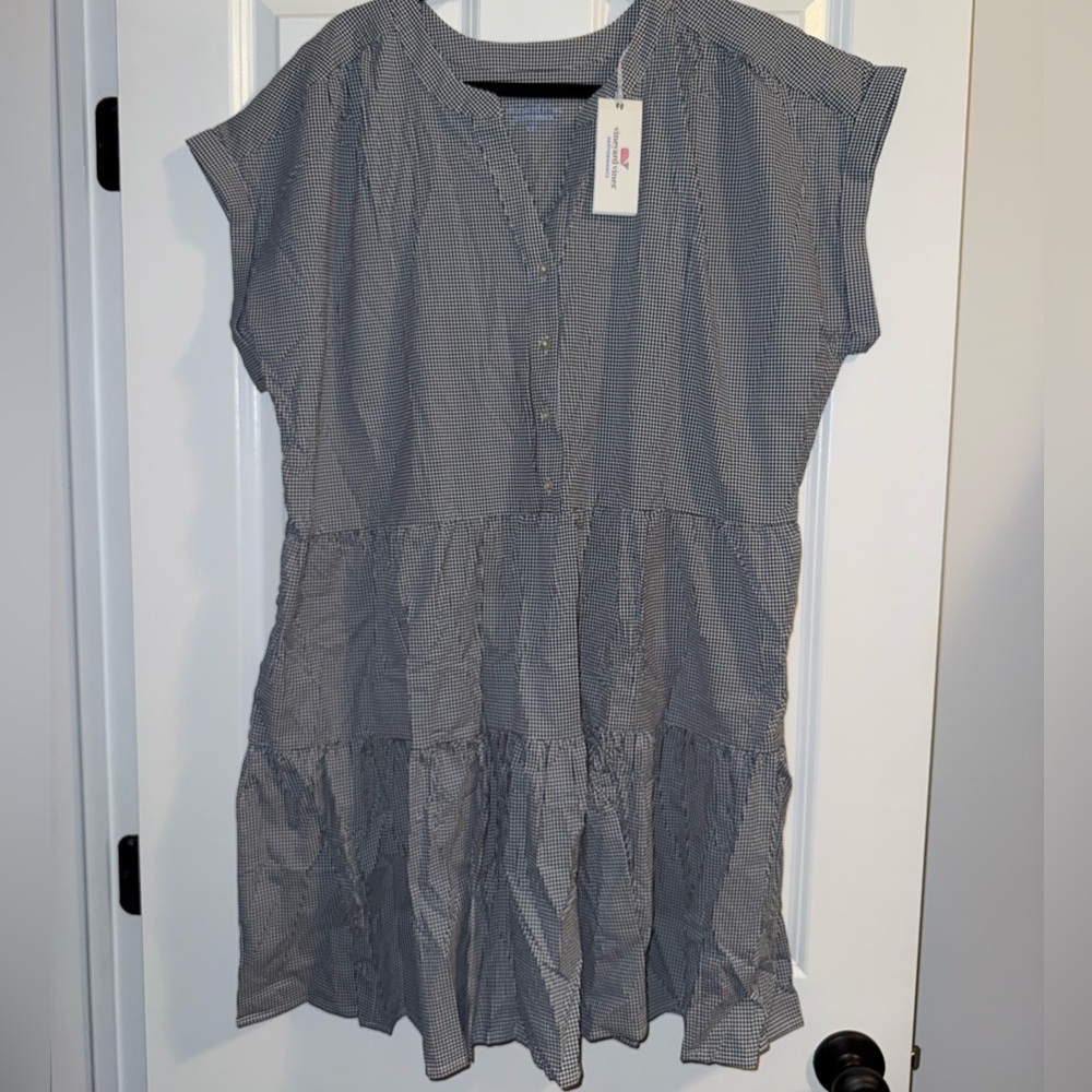 Vineyard Vines Harbor Tiered Shirt Dress